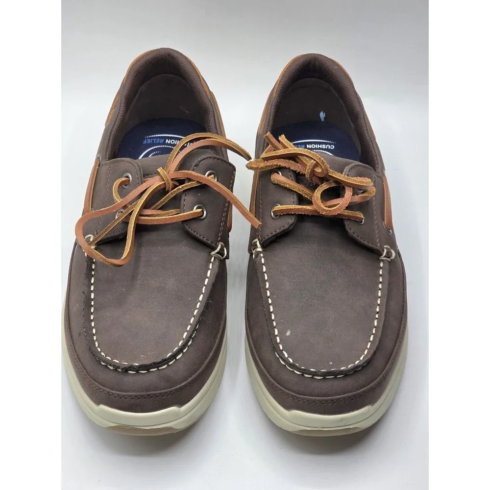 Nautica Zapato‎ Shoes Mens Blue Boat Derby Cushioned Deck Casual Size 8